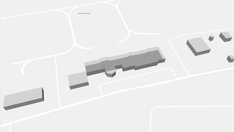 Mo I Rana terminal map