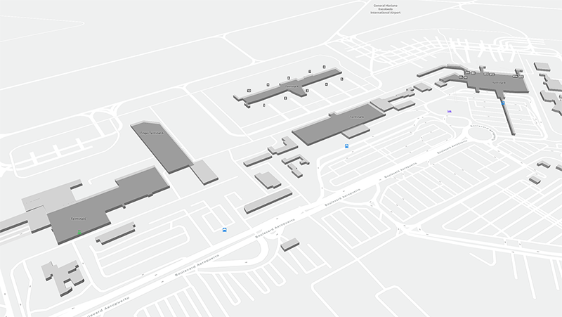 Gen Mariano Escobedo terminal map