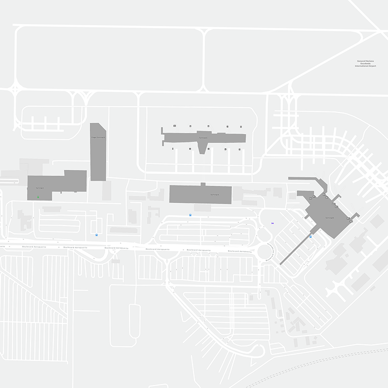 Gen Mariano Escobedo terminal map