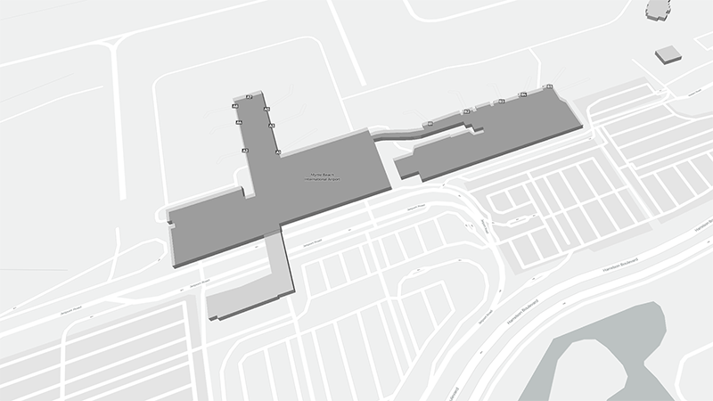 Myrtle Beach Intl terminal map