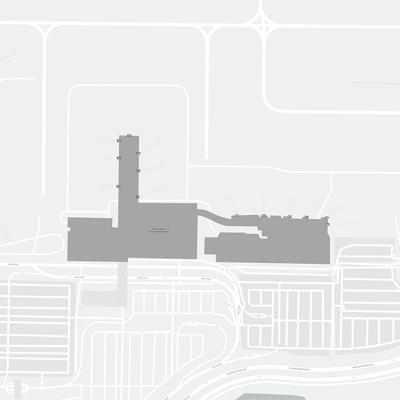 Myrtle Beach Intl terminal map