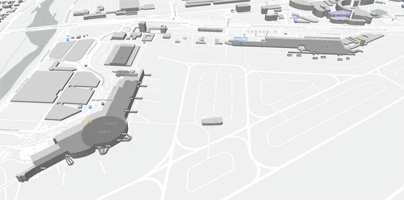 Cote D Azur Airport terminal map