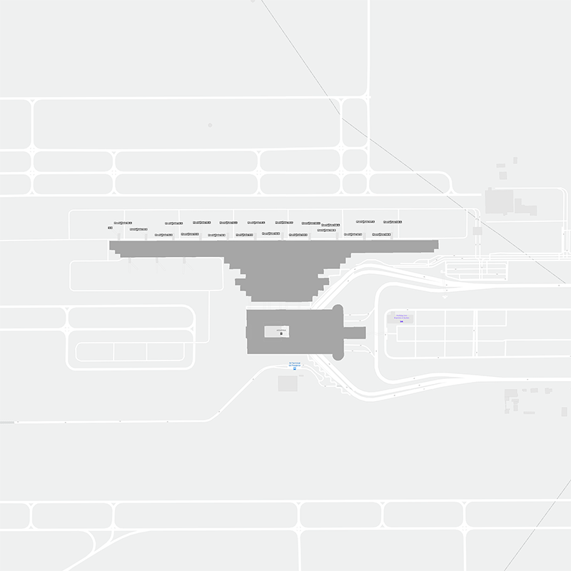 Felipe Ángeles Intl terminal map