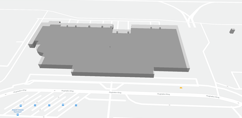 Niederrhein terminal map