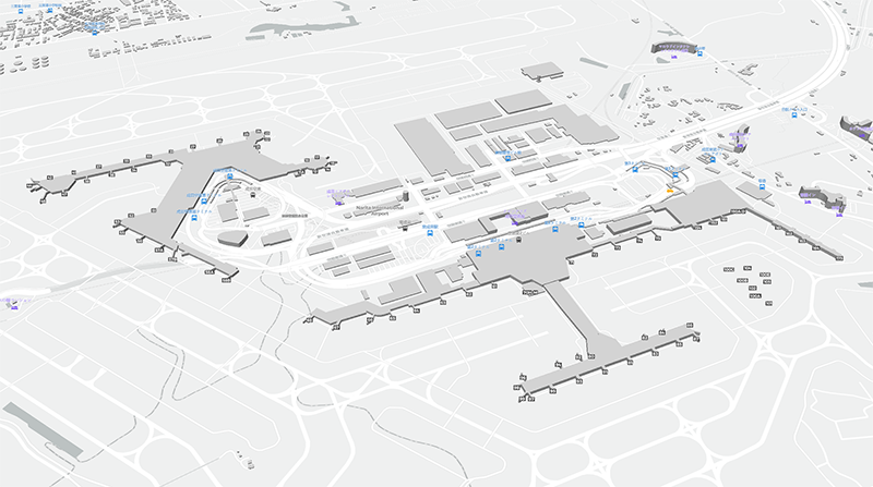 Narita terminal map