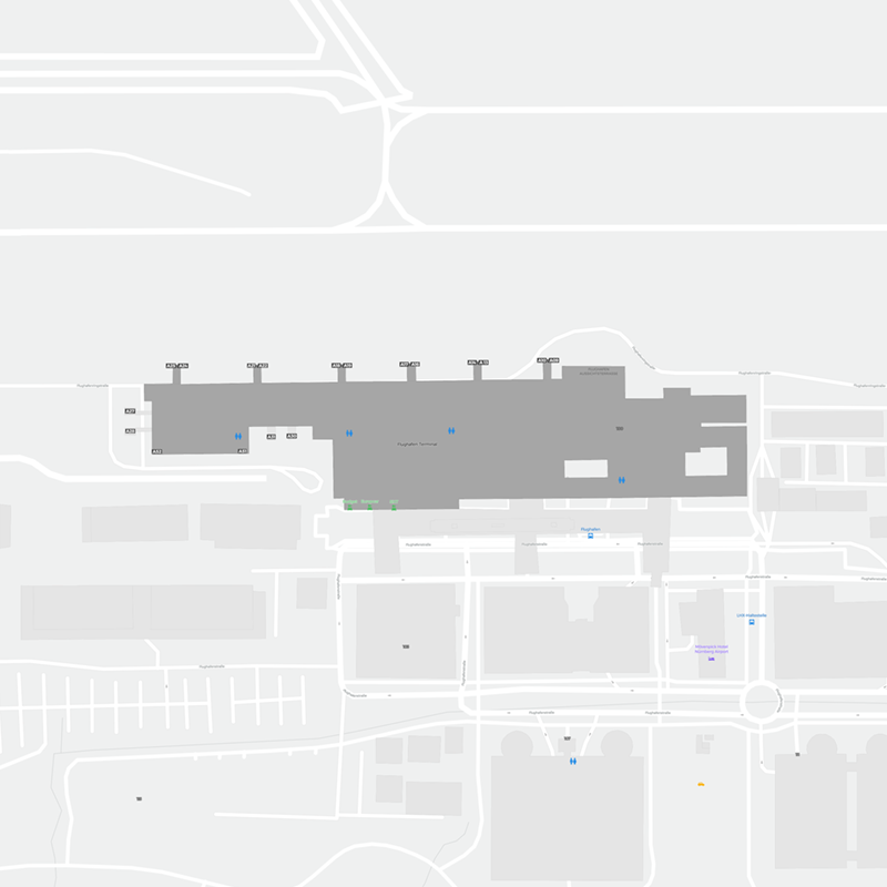 Nuremberg Airport terminal map