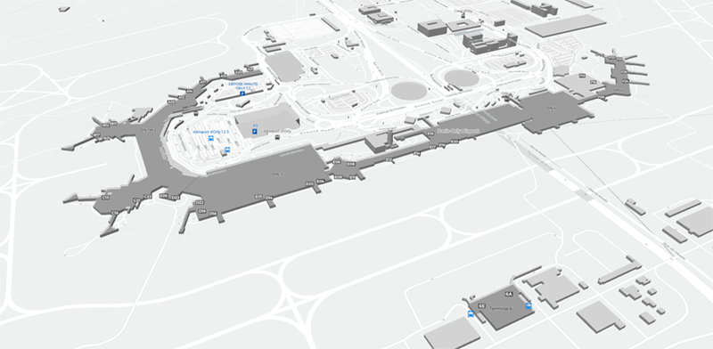 Orly Airport terminal map