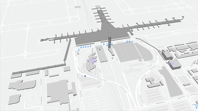 Oslo terminal map