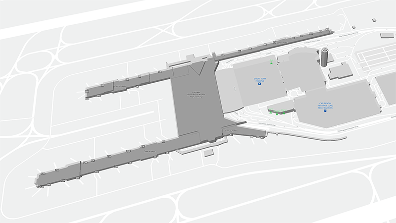 Portland terminal map