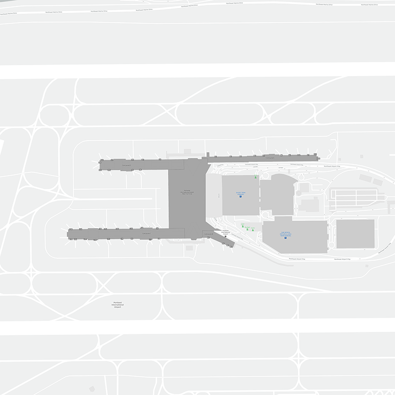 Portland terminal map