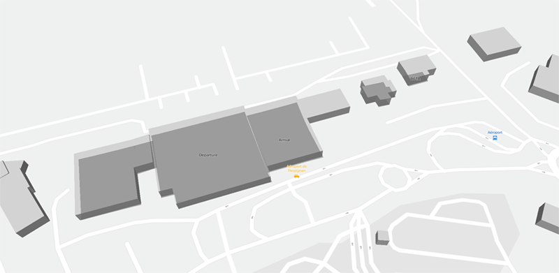 Llabanere terminal map