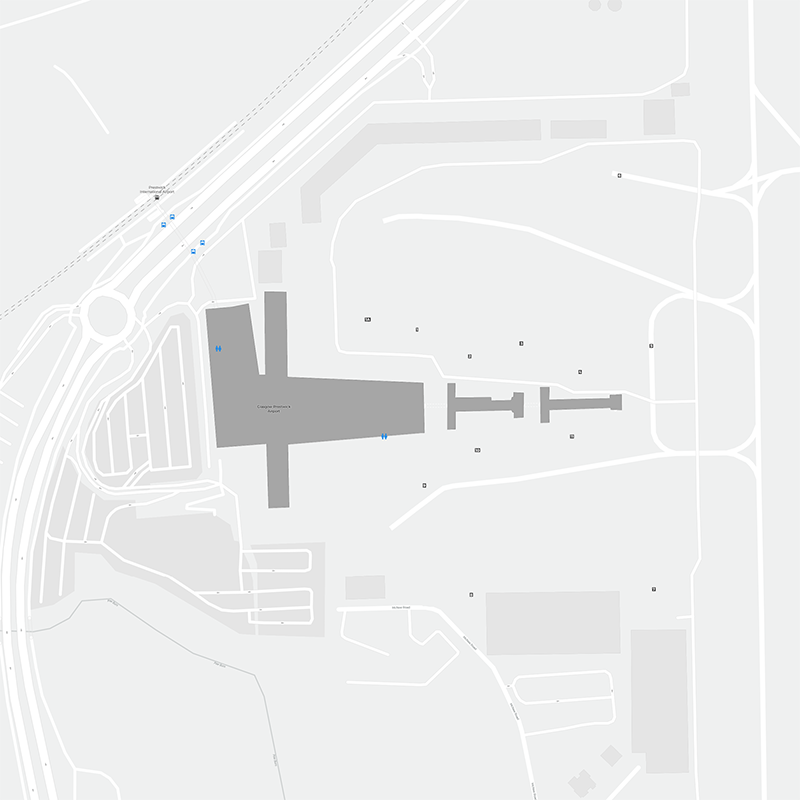 Prestwick terminal map
