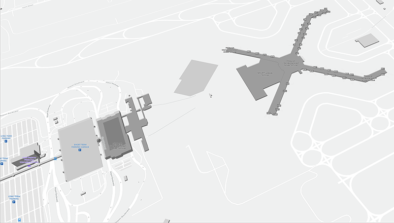 Pittsburgh terminal map