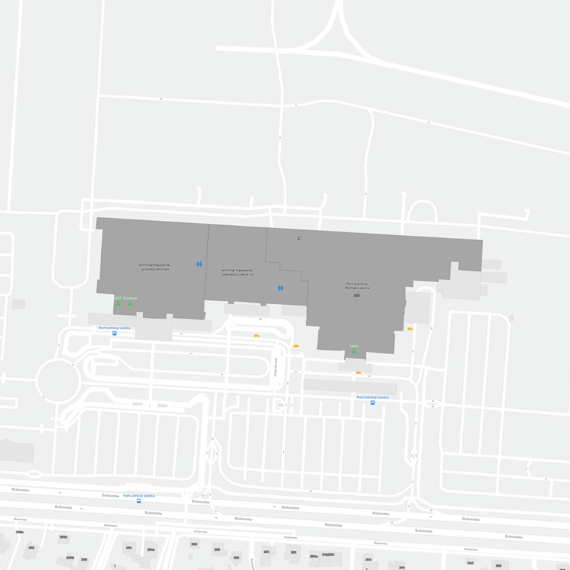 Lawica terminal map