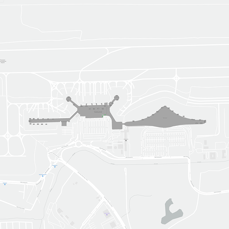 Panama City terminal map