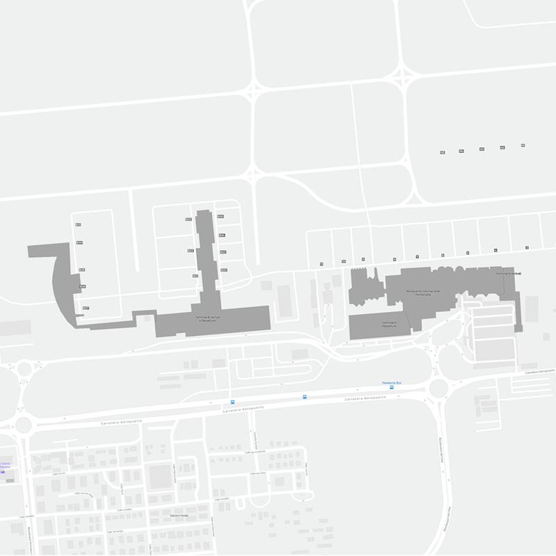 Punta Cana International Airport terminal map