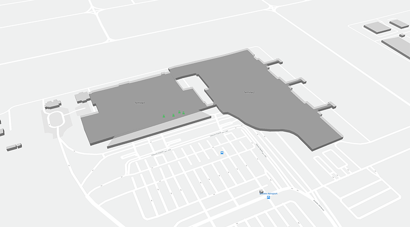 Menara terminal map