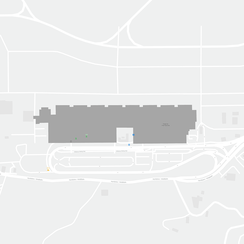 Rhodes International Airport terminal map