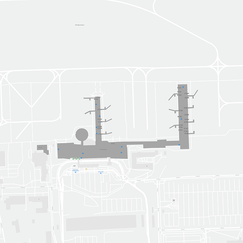 Riga Intl terminal map