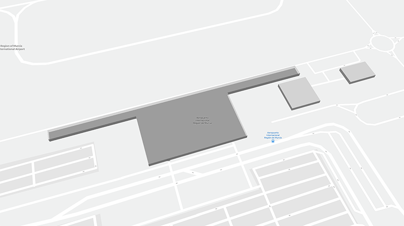 Corvera Intl terminal map