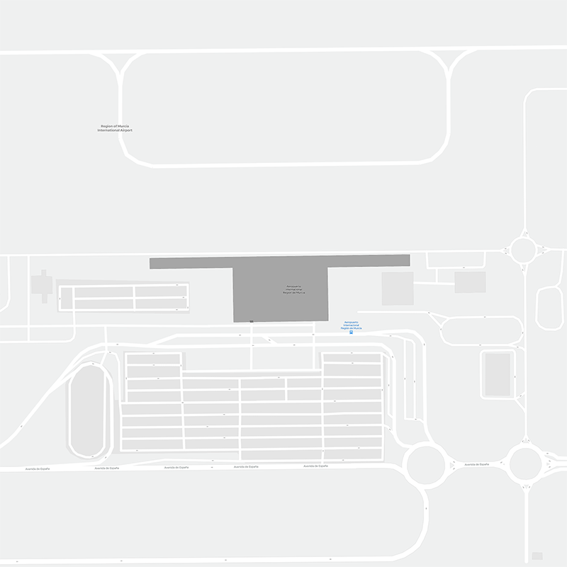 Corvera Intl terminal map