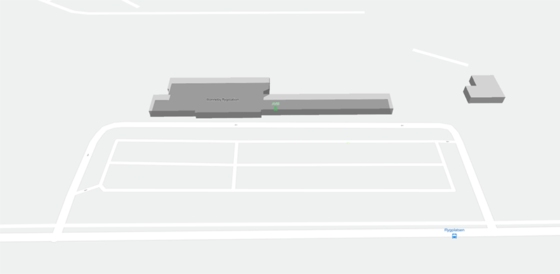 Ronneby terminal map