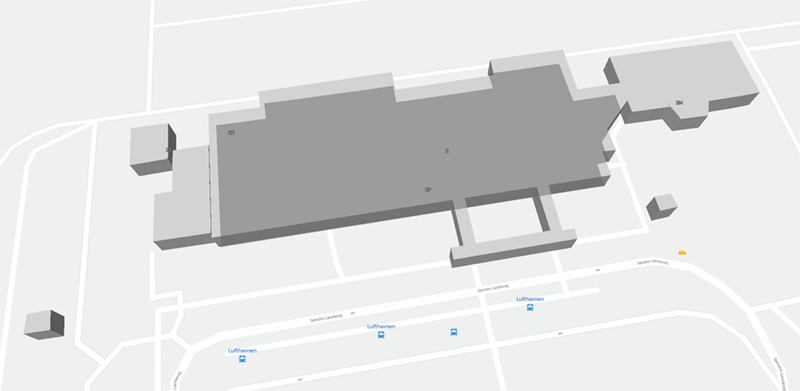 Bornholm Ronne terminal map