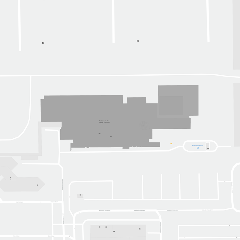 Rotterdam The Hague Airport terminal map