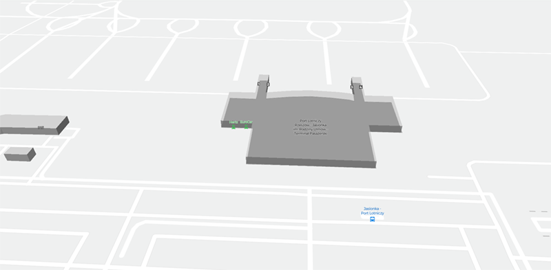 Jasionka terminal map