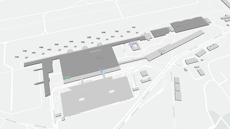 Sabiha Gokcen terminal map