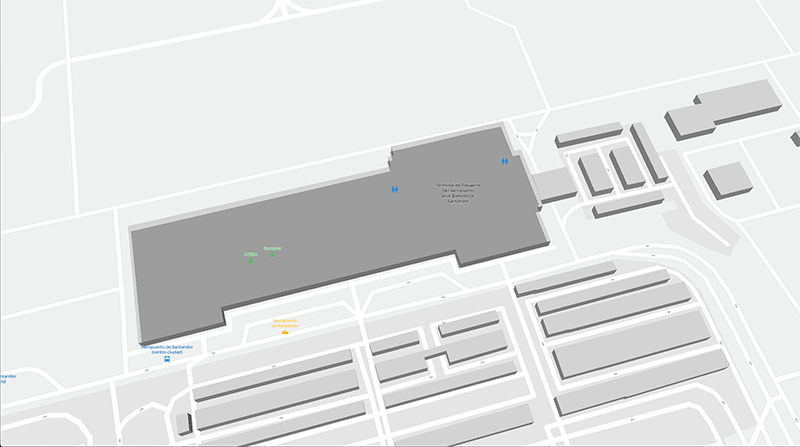 Santander terminal map