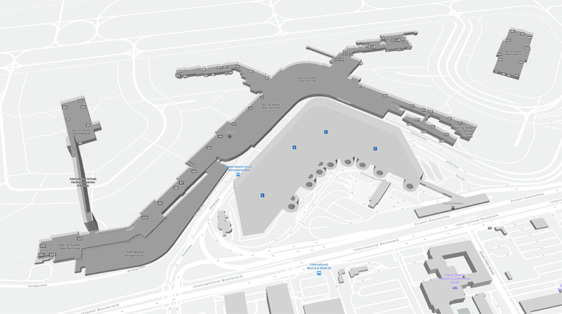 Seattle terminal map