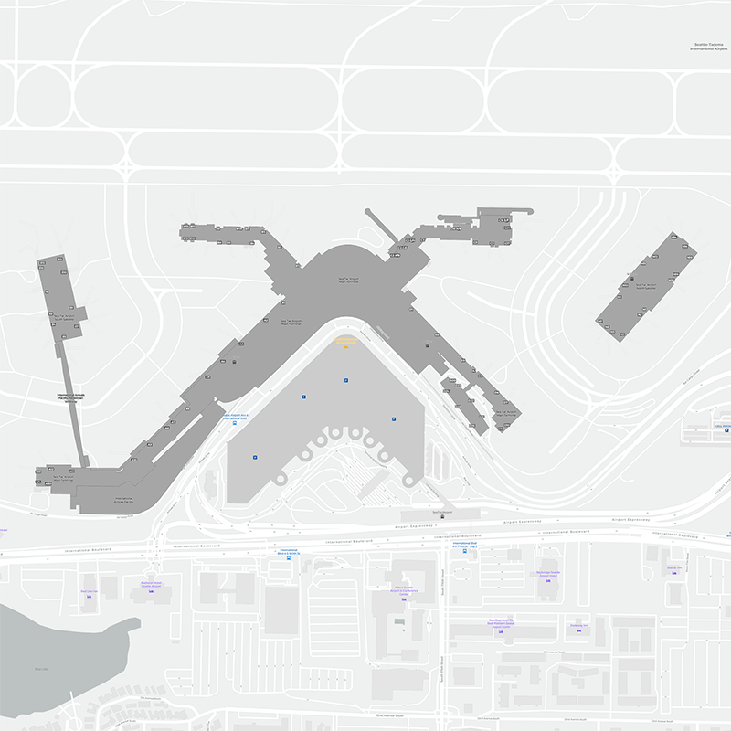 Seattle terminal map