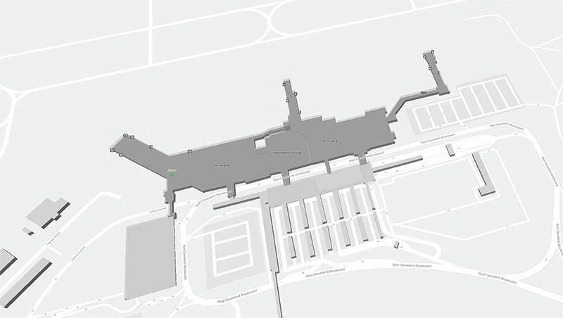 Orlando Sanford Intl terminal map