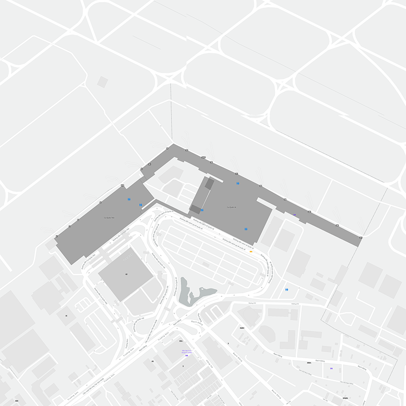 Tan Son Nhatin kansainvälinen lentoasema terminal map