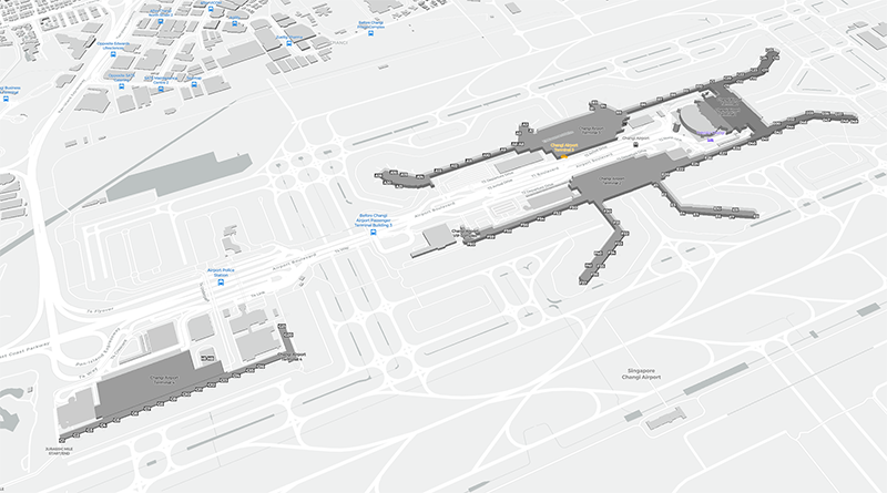 Intle Changi terminal map