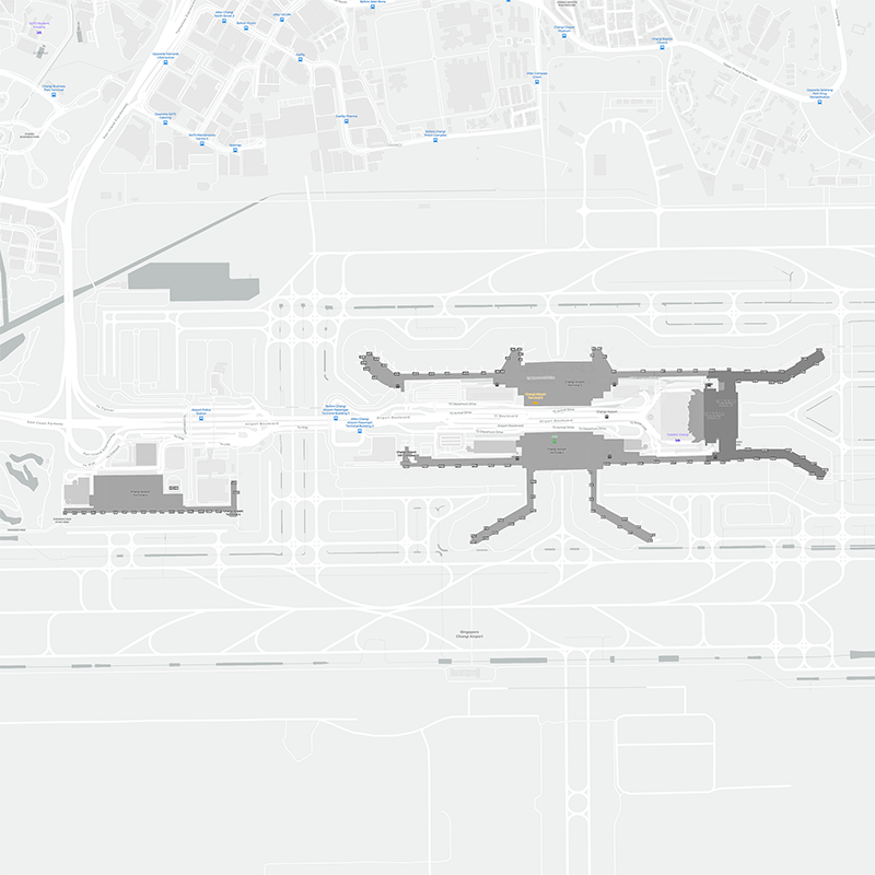 Intle Changi terminal map