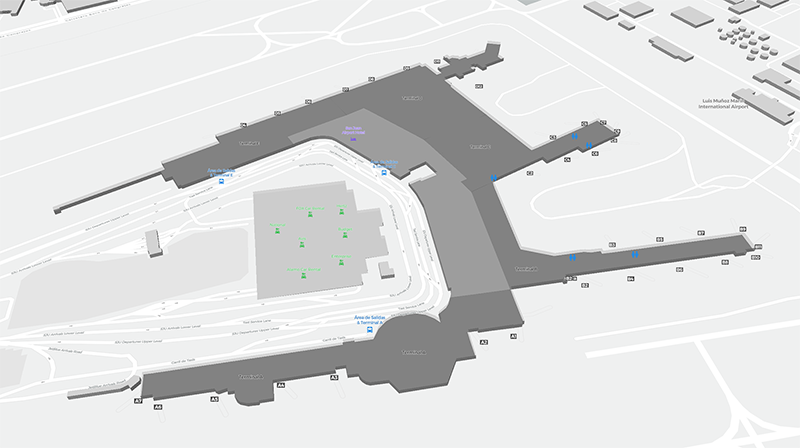 Luis Muñoz Marín terminal map