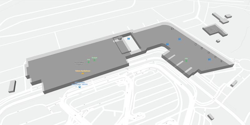 Thessaloniki Airport terminal map