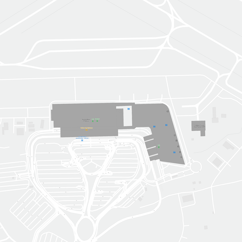 Thessaloniki Airport terminal map