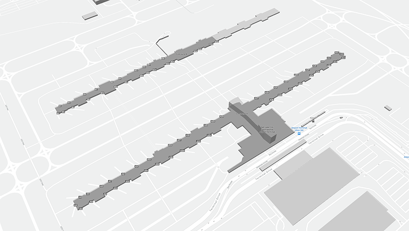 Salt Lake City terminal map
