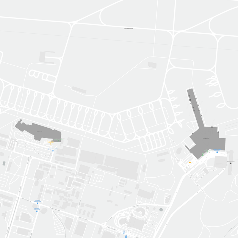 Sofia terminal map
