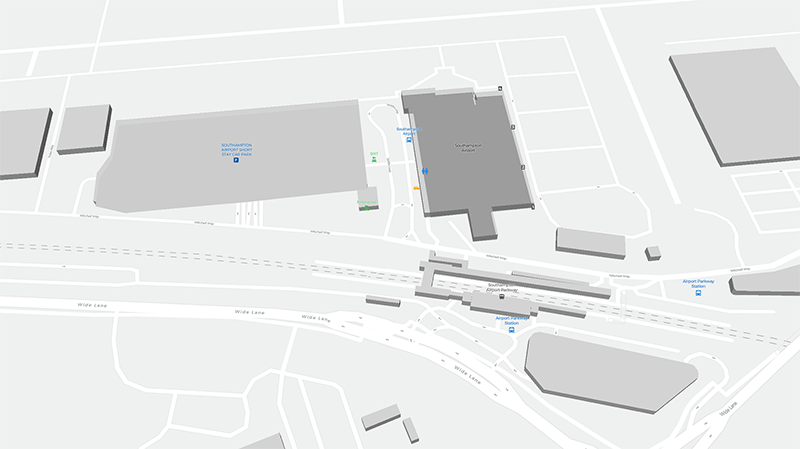 Eastleigh terminal map