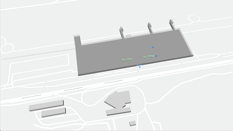 La Palma terminal map