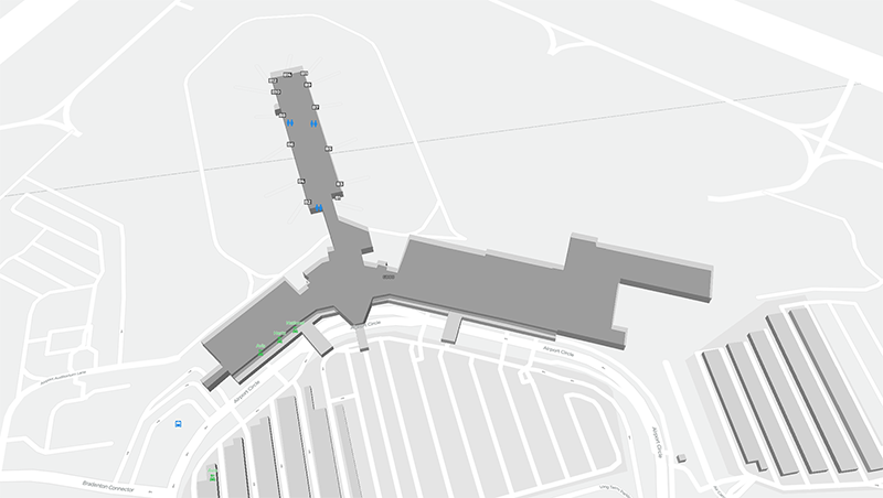 Sarasota Bradenton Intl terminal map