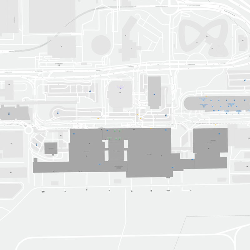 Stuttgart Airport terminal map