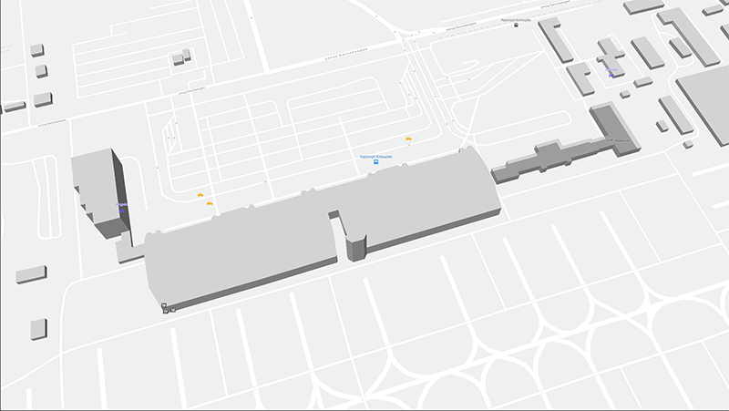 Ekaterinburg terminal map