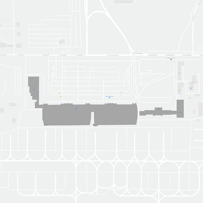 Ekaterinburg terminal map