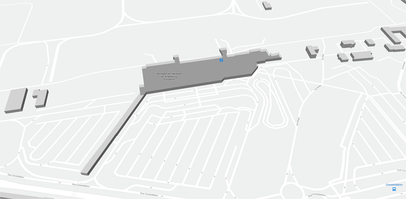 Entzheim terminal map