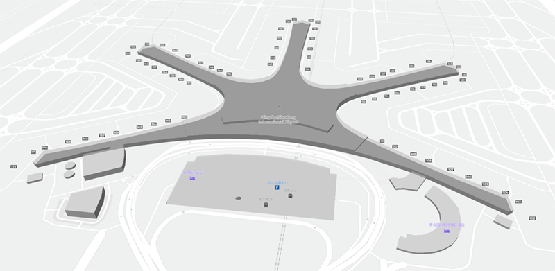 Qingdao Jiaodong Intl terminal map